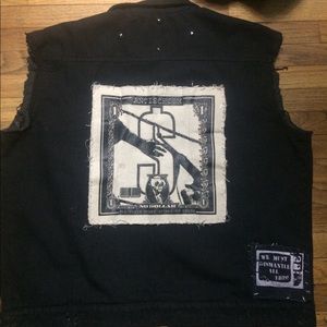 Punk Crust Vest studded & spiked